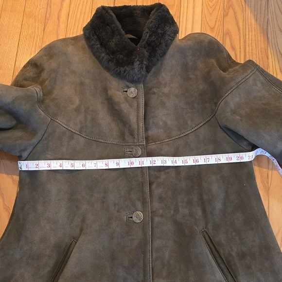 Sawyer Of Napa Genuine Shearling Coat - Vintage